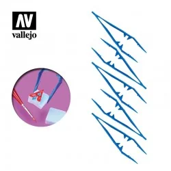 SET DE 5 PINZAS DE PLASTICO PARA MODELISMO
