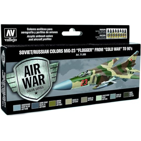 MODEL AIR SET: SOVIET/RUSSIAN AF MIG-23 FLOGGER (8)