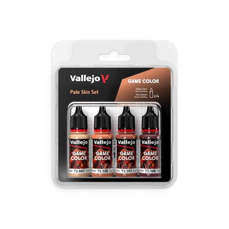 GAME COLOR SET: PIEL PALIDA 18ml (4)