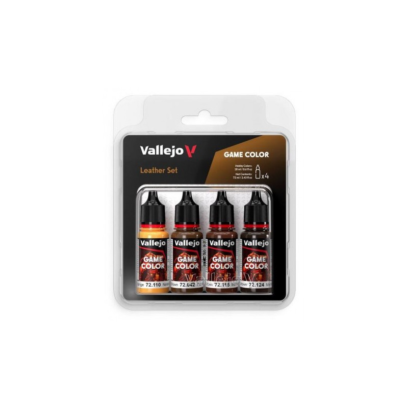 GAME COLOR SET: CUERO 18ml (4)
