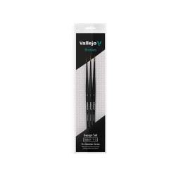 PINCEL PELO NATURAL PRO MODELER DESIGN SET 0, 1 y 2