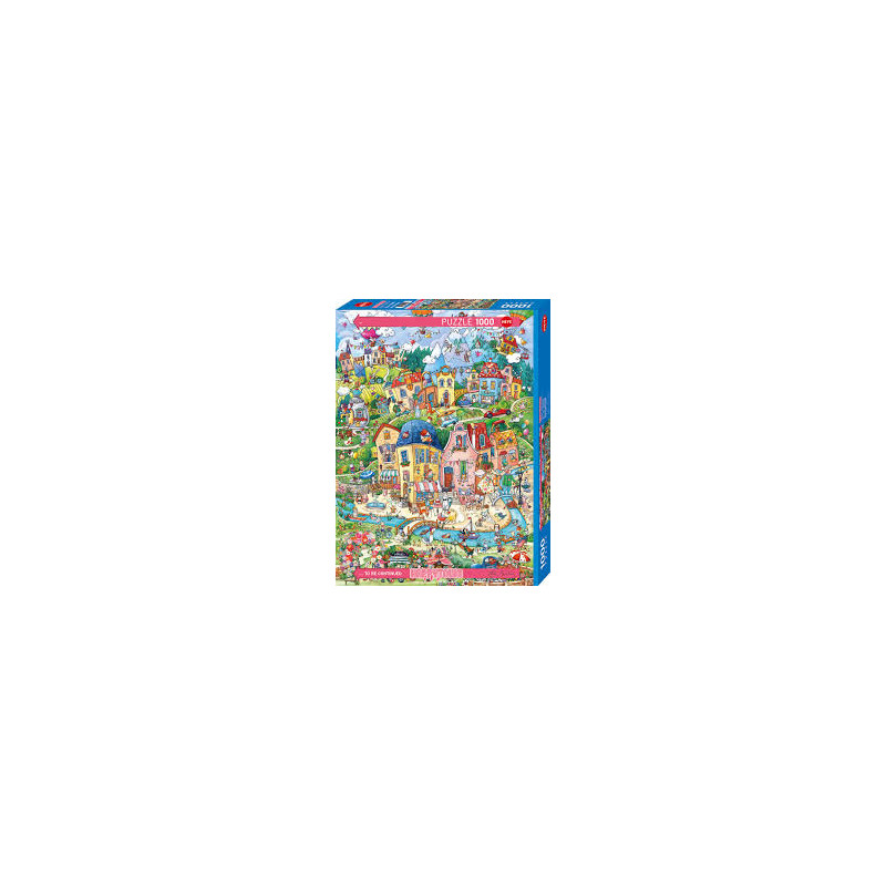 Puzzle 1000 pzs. Happytown, Good Morning!