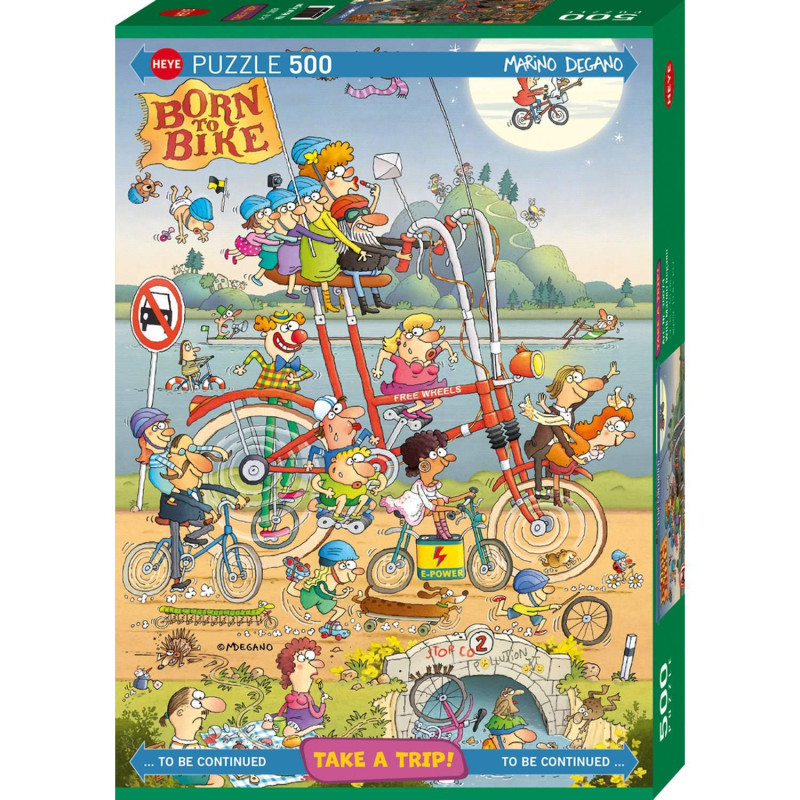 Puzzle 500 pzs. Take a Trip! With Marino Degano