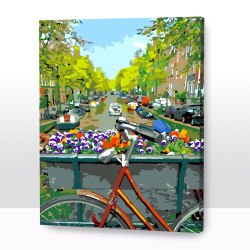 KIT PAINT BY NUMBERS AMSTERDAM 2 40x50