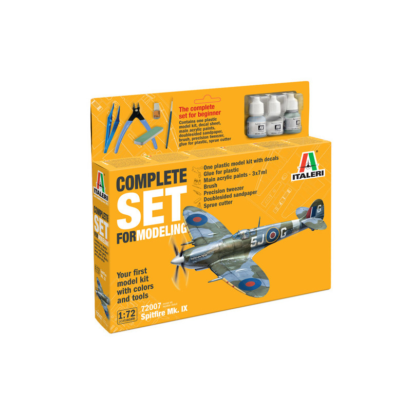 MODELO 1:72 COMPLETE SET FOR MODELING: 1:72 SPITFIRE MK. IX