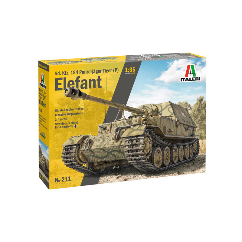 MODELO 1:35 SD.KFZ.184 PANZERJAGER TIGER (P)