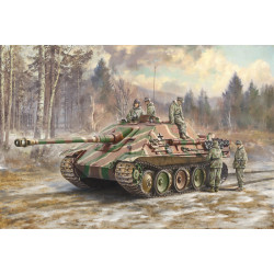 MODELO 1:35 Sd.Kfz.173 JAGDPANTHER with winter crew