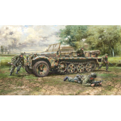 MODELO 1:35 Sd.Kfz. 10 DEMAG D7 with paratroopers