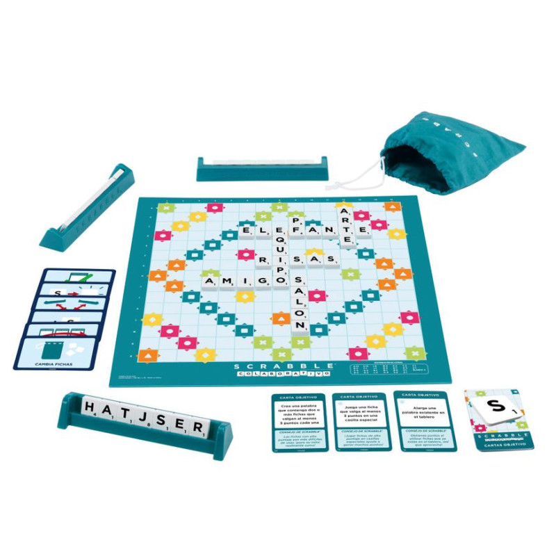 SCRABBLE 2 EN 1 COLABORATIVO