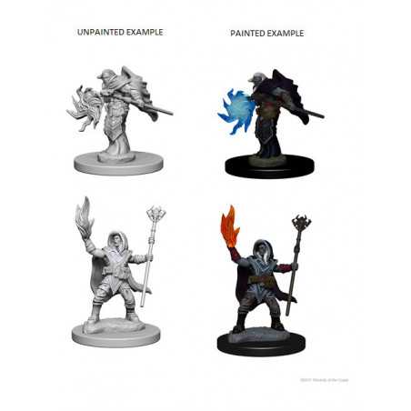 MINIATURAS D&D: ELF MALE WIZARD