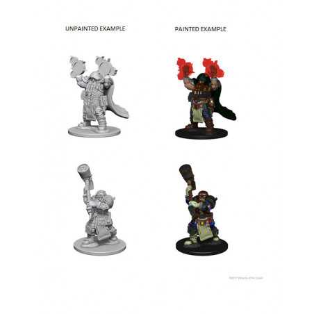 MINIATURAS D&D: DWARF MALE CLERIC