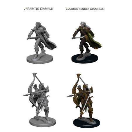 MINIATURAS D&D: MALE ELF FIGTHER