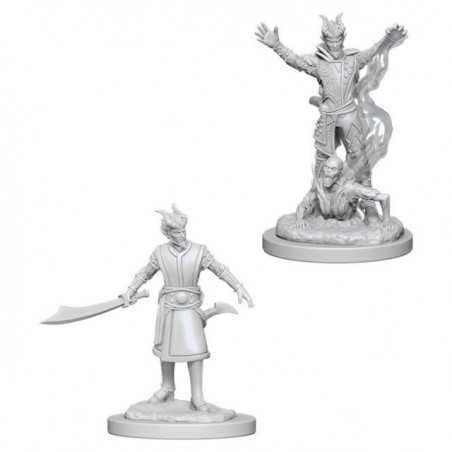 MINIATURAS D&D: MALE TIEFLING WARLOCK