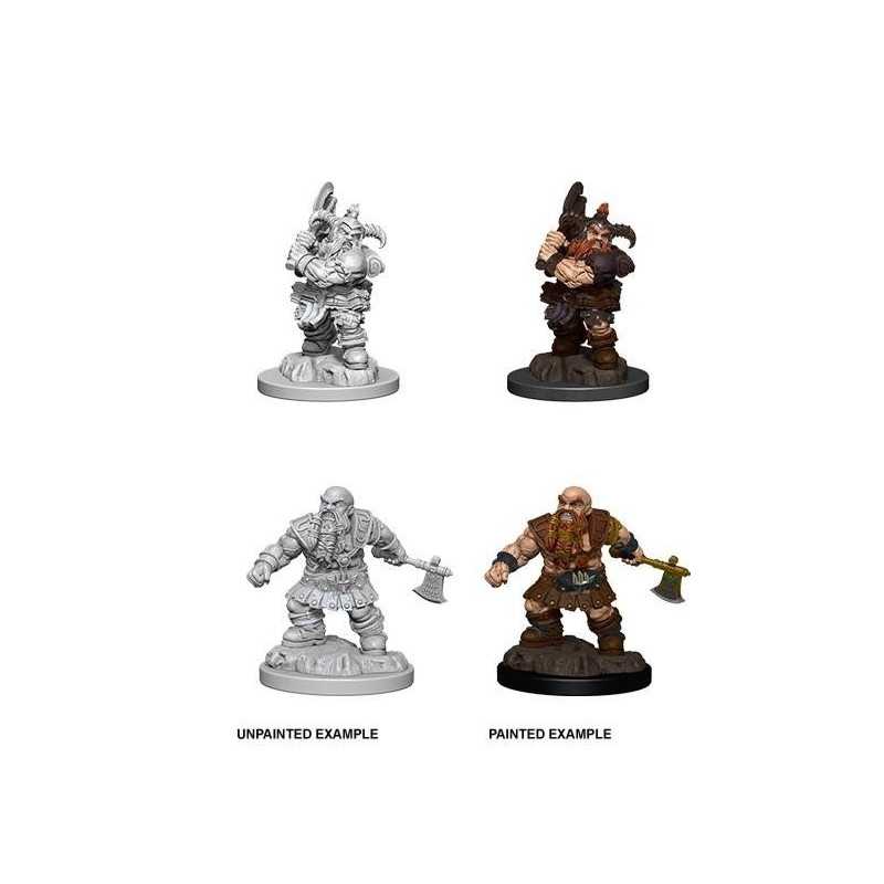 MINIATURAS D&D: MALE DWARF BARBARIAN