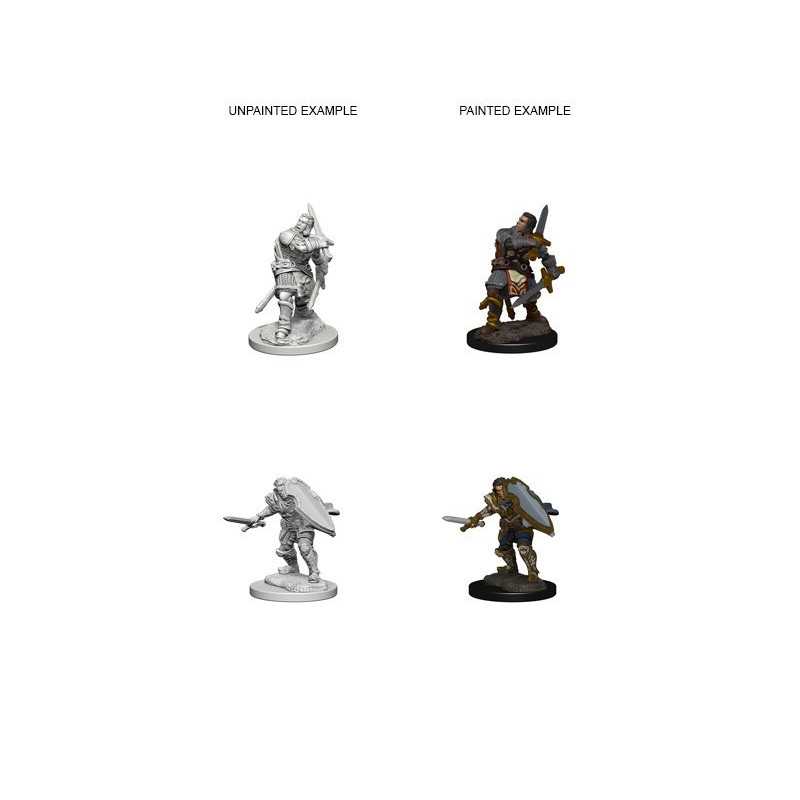 MINIATURAS D&D: HUMAN MALE PALADIN
