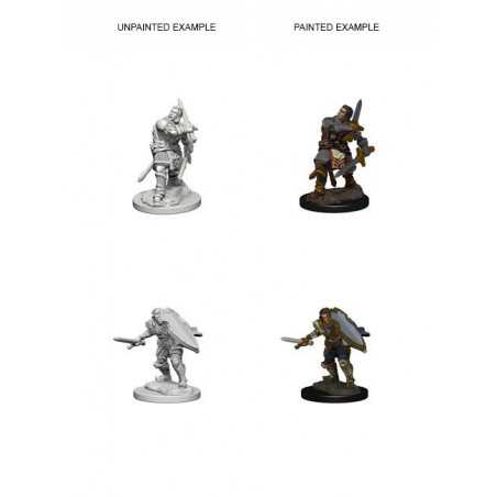 MINIATURAS D&D: HUMAN MALE PALADIN