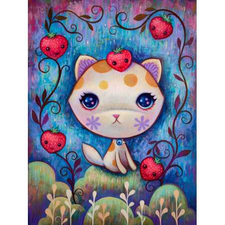 Puzzle 1000 pzs. KETNER, Strawberry Kitty