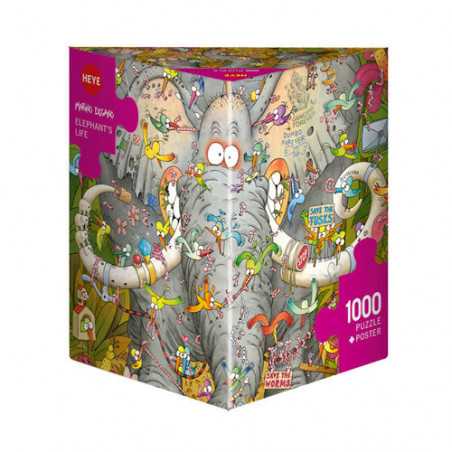 Puzzle 1000 pzs. DEGANO, Elephant's Life