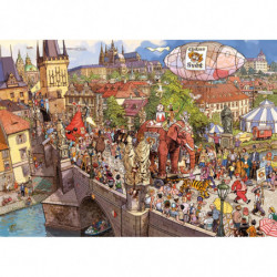 Puzzle 2000 pzs. GOBEL & KNORR, Street Parade
