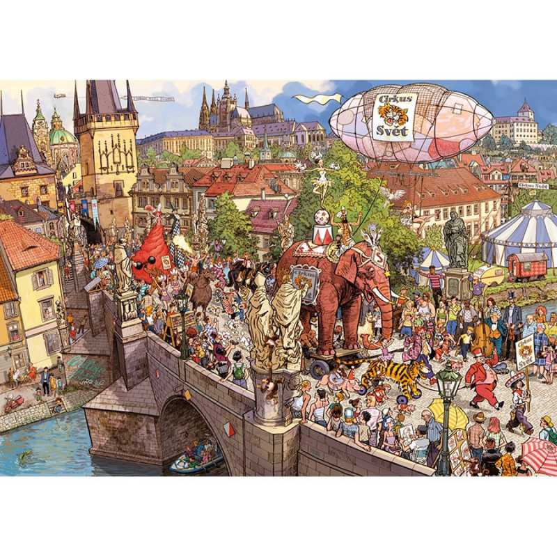 Puzzle 2000 pzs. GOBEL & KNORR, Street Parade