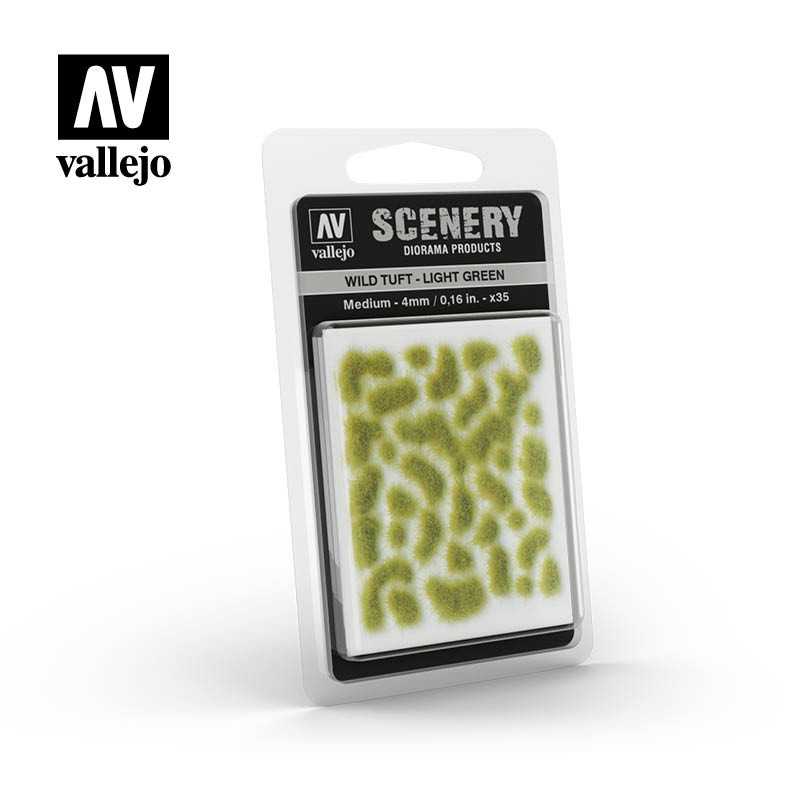 WILD TUFT - LIGHT GREEN 4mm