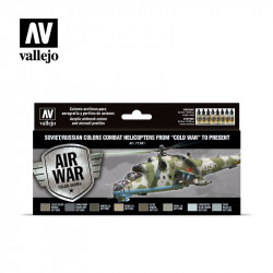 MODEL AIR SET: SOVIET/RUSSIAN AF COMBAT HELICOPTERS POST WWII (8)