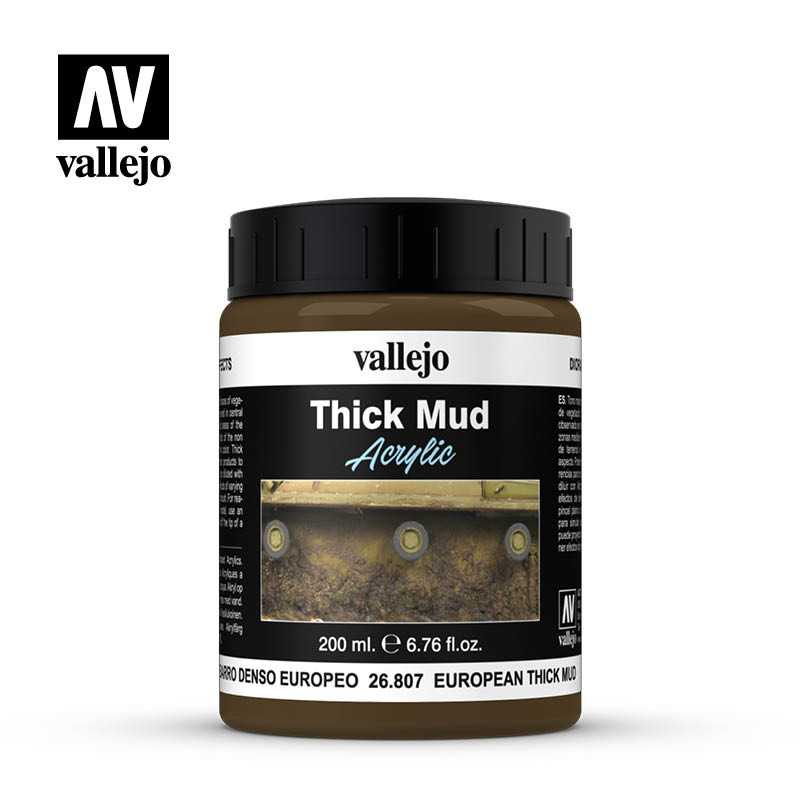 DE Texturas de barro 200ml, Barro europeo denso