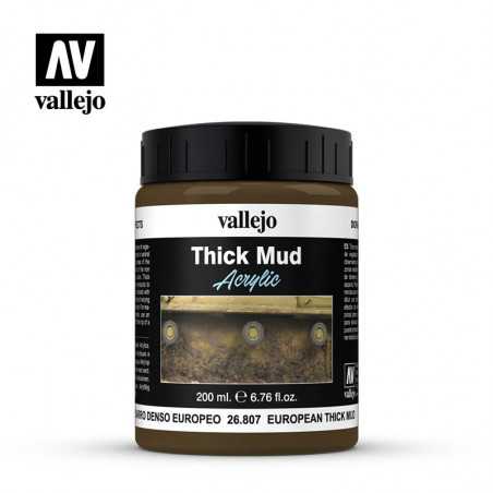 DE Texturas de barro 200ml, Barro europeo denso