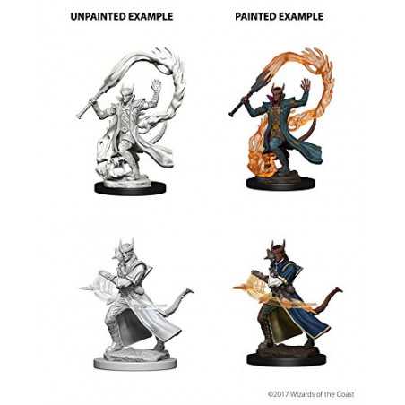 MINIATURAS D&D: TIEFLING MALE SORCERER