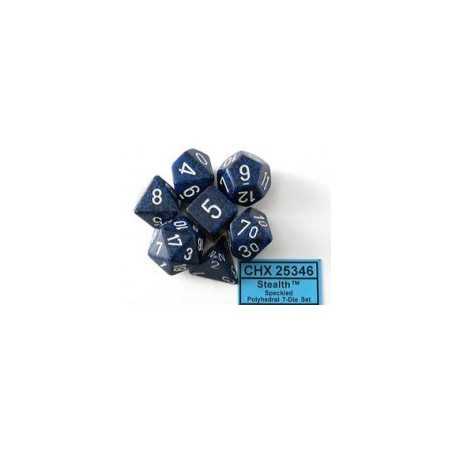 SET DE 7 DADOS MOTEADOS STEALTH
