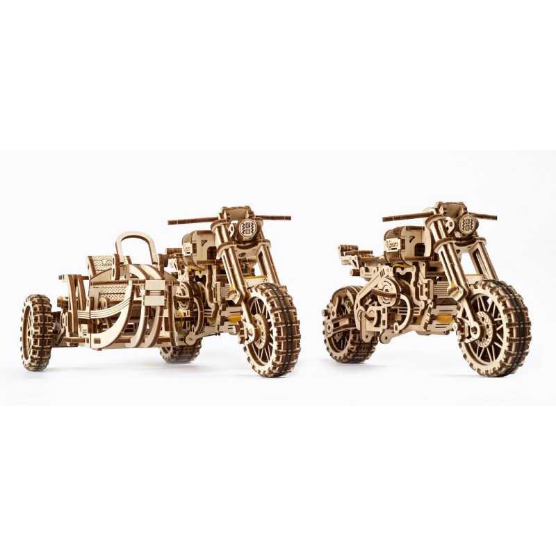 MOTO SCRAMBLER UGR-10 CON CARRO LATERAL