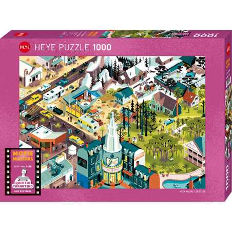 Puzzle 1000 pzs. Movie Masters, Tarantino Films